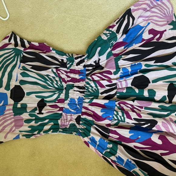 Oliphant Multicolor Abstract Midi Dress - Picture 5 of 6